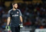 COSENZA, ITALY - AUGUST 06: Jan Oblak of Atletico de Madrid during pres-season friendly match between FC Crotone and Club Atletico de Madrid at Stadio Comunale Gigi Marulla on August 6, 2016 in Cosenza, Italy.  (Photo by Maurizio Lagana/Getty Images)